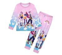 Demon Hunters Girls Pajamas Set K-Pop Mira Rumi Zoey Sleepwear Pyjamas Nighties Fashion Cute Kids Pjs Pink