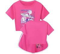 Demon Hunters Girls Pajamas Set K-PopSleepwear Cotton Pyjamas Nighties Fashion Cute Kids Pjs(Pink 5-13yeaes) (coral plnk7-8years)