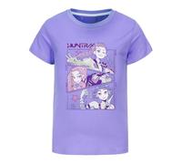 Demon Hunters Girls T-Shirt Mira Rumi Zoey Merch 100% Cotton Tshirt Animation K-Pop Funny Tee Unisex Kids Sweatshirt Tops Purple