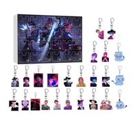 Demon Hunters Korean Idol Advent Calendars 2025,24 Days of Christmas Countdown Calendar Keychain Acrylic Pendant,Xmas Surprise Gifts for Girl k-pop Lover