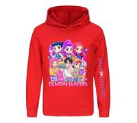 Demon Hunters Mira Rumi Zoey 100% Cotton Girls Cozy Hoodie Pullover K-Pop Inspired Streetwear