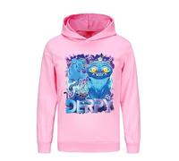 Demon Hunters Mira Rumi Zoey 100% Cotton Girls Pullover Hoodie K-Pop Inspired Kids Outfit Pink