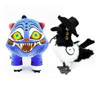Demon Hunters Plush Toy, Demon Plush, Cute Tiger Plushie Collectible Stuffed Animal for Boys Girls Adults Fans Halloween Birthday Gifts, Children Creative Gift 2pcs