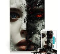 Demon in Me 1000 Piece Puzzle For Adults Creative Play Snug Joint Real Challenge Night Activity (38x52cm)