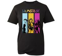 Demon Kpop Hunter T-Shirt, Anime Crossover Band Design, Kpop Meme Graphic Fan Top (Black, 4XL)