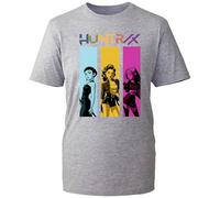 Demon Kpop Hunter T-Shirt, Anime Crossover Band Design, Kpop Meme Graphic Fan Top (Heather Grey, 2XL Years)