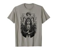 Demon Lillith Pentagram Occultism Witchcraft T-Shirt