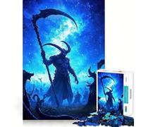 Demon Lord Jigsaw Puzzle 1000 Piece for Teenagers Recall Enhancer Creative Craft Pattern Build Birthday Idea (38x26cm)