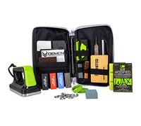 Demon Mechanic Elite X Ski Tuning Kit & Snowboard Tuning Kit with Ski Wax Iron, Ski and Snowboard Wax & Demon Elite X Ski and Snowboard Edge Tuner w/Diamond Files