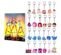 Demon Movie Hunters Korean Idol Advent Calendars 2025,24 Days of Christmas Countdown Calendar Keychain Acrylic Pendant,Xmas Surprise Gifts for Girl Lover