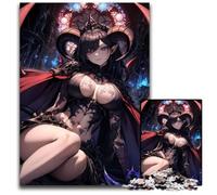 Demon Queen Anime Art Puzzle 1000Pieces Jigsaw Jigsaw Puzzles Educational Brain Teaser Artistic Home Office Decor 14 Age 1000 PCS(75x50cm)