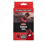 Demon Rain Repellent Applicator 100ml, Hydrophobic Glass Treatment for Windscreens, Windows & Mirrors, Streak-Free Water Beading Coating, Improves Wet Weather Visibility & Driving Safety