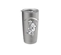 Demon Reaper Blackwork Stainless Steel Insulated Tumbler