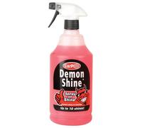Demon Shine Spray on Shine 1l - No Hard Rubbing or Polishing, Just a Mirror Finish That Lasts for Weeks - Use on Paintwork, Wheels and Bumpers