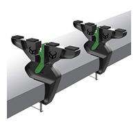 Demon Ski and Snowboard Ultra Vise for Tuning, Repair and Waxing, No Slip Vice Grips with Horizontal and Vertical Working Positions, Magnetic Tool Holder and Secure Board Grip Centre Arm (Pair)