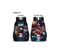 (Demon Slayer) 17 Inch Demon Slayer School Bag Double-sided Backpack Kids Gift Large Size