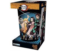DEMON SLAYER 400 ML LARGE DRINKING GLASS TUMBLER OFFICIAL NEW IN GIFT BOX