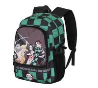 Demon Slayer Akushon-Fan Fight Backpack 2.2, Multicolour, 31 x 44 cm, Capacity 24 L