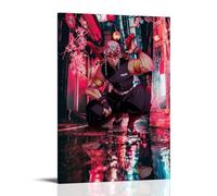 Demon Slayer Anime Character Tengen Uzui Poster Decorative Painting Canvas Wall Posters And Art Picture Print Modern Family Bedroom Decor Posters 08x12inch(20x30cm)