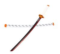 Demon Slayer Blade Sword for Rengoku Kyoujurou Cos,Cosplay Weapon Props,Japanese Anime Fans Gift