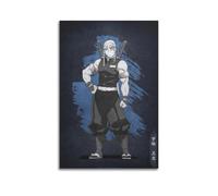 Demon Slayer Heroes And Pillars Character Tensho Mazui - Sound Hasira Poster Decorative Painting Canvas Wall Posters And Art Picture Print Modern Family Bedroom Decor Posters 16x24inch(40x60cm)