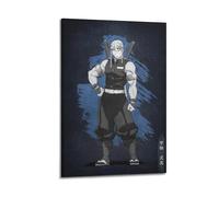 Demon Slayer Heroes And Pillars Character Tensho Mazui - Sound Hasira Poster Decorative Painting Canvas Wall Posters And Art Picture Print Modern Family Bedroom Decor Posters 16x24inch(40x60cm)