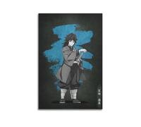 Demon Slayer Heroes And Pillars Character Tomioka Giyu - Water Pillar Poster Decorative Painting Canvas Wall Posters And Art Picture Print Modern Family Bedroom Decor Posters 12x18inch(30x45cm)