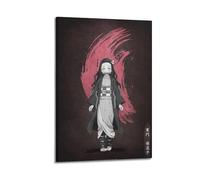 Demon Slayer Heroes And The Pillars Character Kamado Nezuko Poster Decorative Painting Canvas Wall Posters And Art Picture Print Modern Family Bedroom Decor Posters 08x12inch(20x30cm)