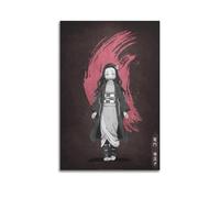 Demon Slayer Heroes And The Pillars Character Kamado Nezuko Poster Decorative Painting Canvas Wall Posters And Art Picture Print Modern Family Bedroom Decor Posters 12x18inch(30x45cm)