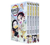 Demon Slayer Kimetsu Academy Volume 1-5 Books Collection Set By Natsuki Hokami & Koyoharu Gotouge