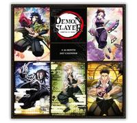 Demon Slayer: Kimetsu no Yaiba 2027 Square Wall Calendar Official Licensed Anime Calendar, Monthly Grid Layout, Iconic Artwork Featuring Tanjiro, Nezuko & Hashira, Large Square Format, Gift for Fans
