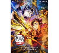 Demon Slayer Kimetsu no Yaiba Infinity Castle (2025) V3 Animated Movie Poster Framed or Unframed Glossy Poster (A4 210 x 297 mm Unframed)