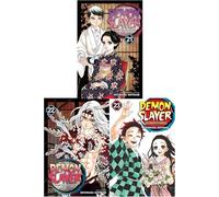 Demon Slayer Kimetsu No Yaiba Vol 21, 22, 23 Collection 3 Books Set By Koyoharu Gotouge