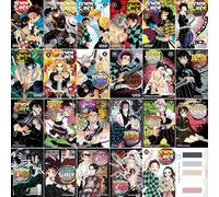 Demon Slayer Manga: Include 1-23 volumes by Gotouge Koyoharu with Juliet Music Magnetic Bookmarks