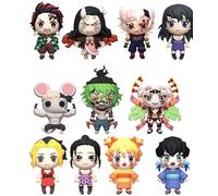 Demon Slayer Monogram Kimetsu No Yaiba 3D Foam Figural Bag Clip | ONE Random Character per Blind Bag