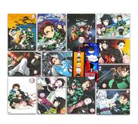 Demon Slayer Poster Set - Bundle of Anime Room Decor, Tanjiro and Nezuko Wall Art and More | Demon Slayer Party Decoration Pack