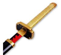 Demon Slayer Sword About 41 inches Bamboo Blade for Cosplay Purpose Exquisite Wood Sword Collectibles and Weapon Prop Various Styles Available, Tsugikuni Yoriichi