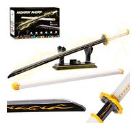 Demon Slayer Swords Building Set Age 12+, 39in Zenitsu Sword Building Block with Scabbard and Stand, Katana Demon Slayer Gift for Boy, 956 Pcs