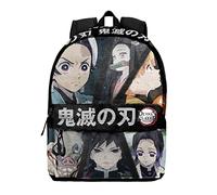 Demon Slayer Taisho-FAN HS Backpack 2.0, Black, 18 x 30 x 41 cm, Capacity 22 L