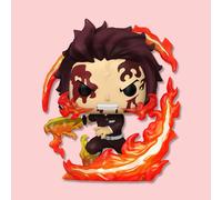 POP Funko Plus: Demon Slayer - Tanjiro Kamado (Dancing Flash) | Official Anime Merch - Collectable Vinyl Figurine for Shelf Display - Birthday Gift Idea for Fans and Collectors