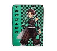 Demon Slayer Tanjiro Kamado Haori Fleece Throw Blanket | 45 x 60 Inches