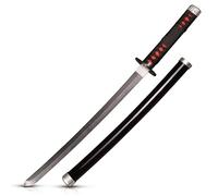 Demon Slayer Tanjiro Kamado Nichirin Blade Wooden Sword | Bamboo Cosplay Prop | Perfect Anime | Samurai Sword Kamado | Tanjirou Fans Idea | Cosplay Friendly | Comic Con Safe | Bamboo Blade (103 Cm)