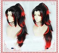 Demon Slayer Tsugikuni Yoriichi cosplay wig Kokushibou/Tsugikuni Michikatsu role play styled hair costumes Cosplay Anime Wig Coser