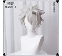 Demon Slayer's Blade Immortal Chuan Shiya Wind Column COS Wig Cosplay Silver White Anti-Alice Wig Cosplay Anime Wig Coser