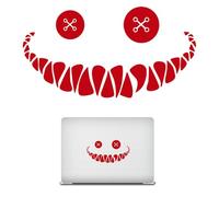Demon Smile Sticker, Waterproof Creative Car Sticker - Funny Window Sticker Cars, Electric Bicycles, Motorcycles, Wall Sticker with Smiling Face