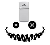 Demon Smiling Face Sticker - Creative Waterproof Car Sticker, High Quality Funny Window Decoration | Decorative Vinyl Sticker for Cars, Electric Bikes, Motorcycles, Wall Surface