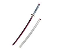 Demon Sword 41 Inch, Bamboo Samurai Katana , Anime Original Texture Style Cosplay Sword, Collectible Replica for Halloween Fancy Costume Party Dress Fans Gift (D-Mitsuri)