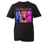 Demon T-Shirt Huntrix Idol Merch Super Hero Tshirt Matching tee Kpop Girls Boys Hunter Birthday Gift Unisex Kids Adults Tee Tops (Black, XL)