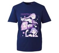 Demon T-Shirt Huntrix Mira Rumi Zoey Merch Tshirt Tiger Animation Derpy Heroes K-Pop Hunters Girls Tee Unisex Kids Top (Navy, 3 Years)