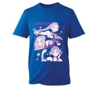 Demon T-Shirt Huntrix Mira Rumi Zoey Merch Tshirt Tiger Animation Derpy Heroes K-Pop Hunters Girls Tee Unisex Kids Top (Royal Blue, 9 Years)